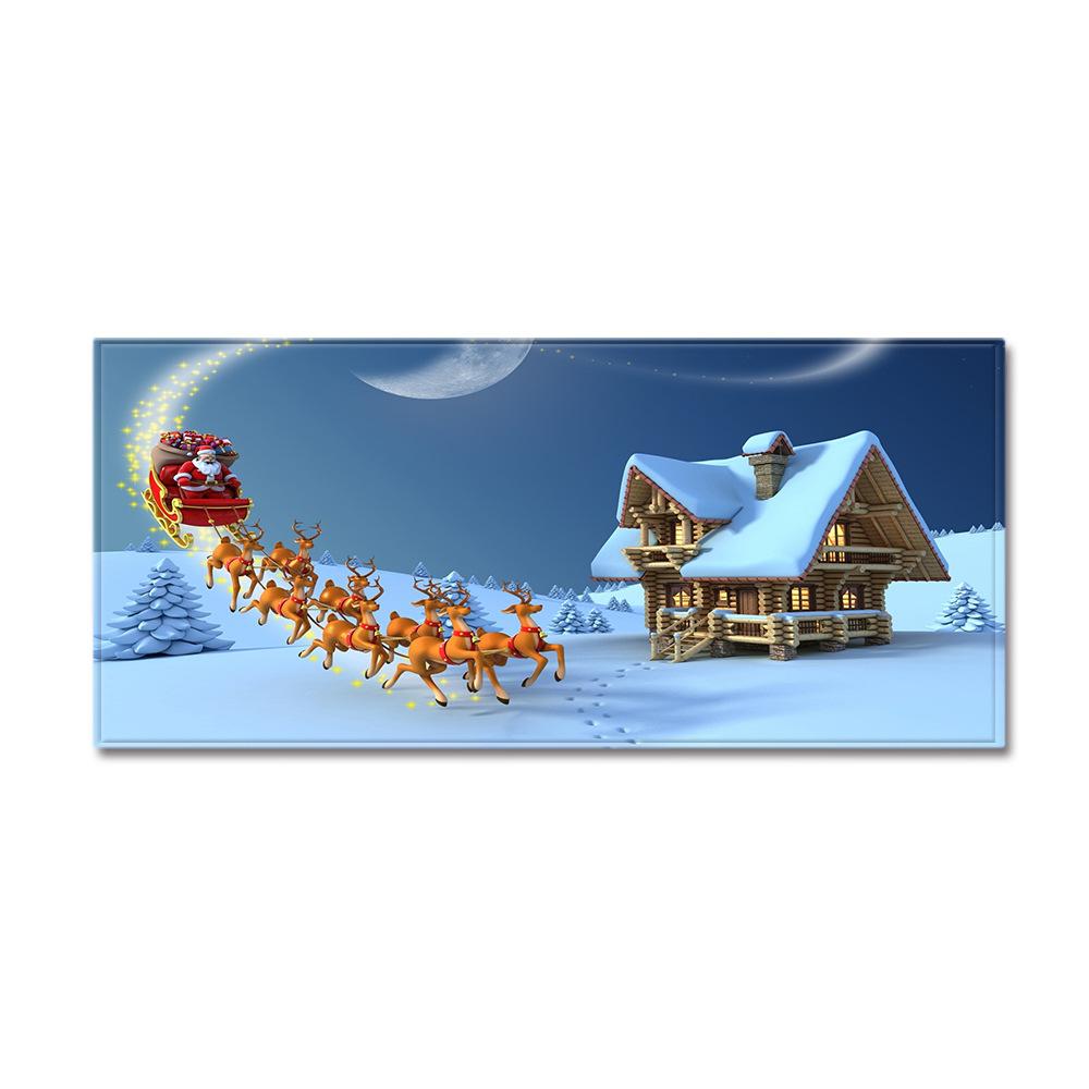 Christmas Kitchen Sand Carpet Doormat Long Floor Mat