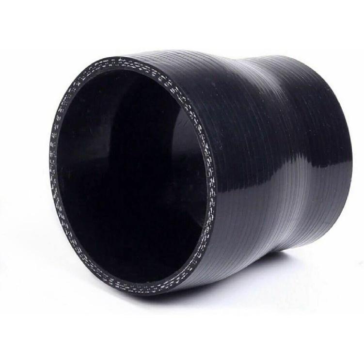 2 To 2.5 Inch Silicone Reducer Coupler Hose 4-Ply Reinforced Turbo/Intercooler/Intake Piping (ID:51-63Mm) (Black, 2" To 2.5" Reducer)