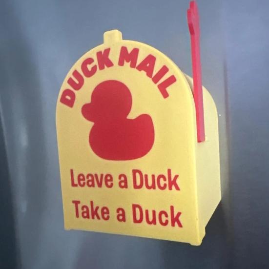 Mini Duck Mailbox Magnet 3D Printed Cruise Ship Cabin Door