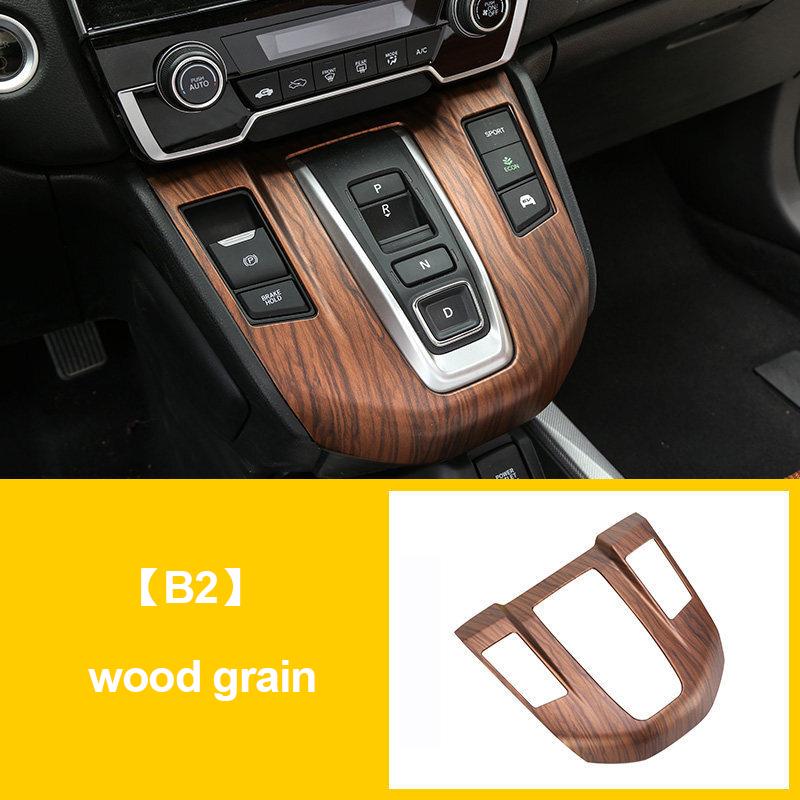 Für Honda CRV CR-V 2017 2018     ABS Kohlefaser Auto Schalthebel Panel Becherhalter Abdeckung Zierleisten Zubehör