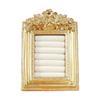 Multipurpose Golden Resin Earring Holder Jewelry Organizers Photo Frame Display For Retail Display