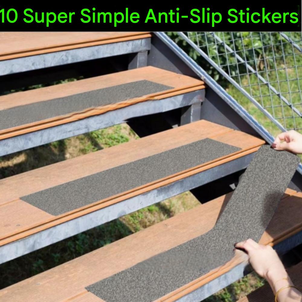 Ungrado Super Strong, Neat Anti-Slip Stair Stickers (Color X 10cm X 81cm X 10EA)