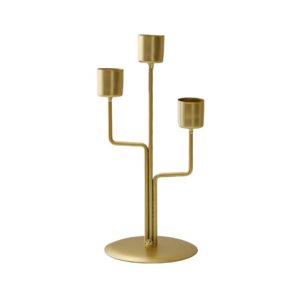 Romantic Candle Holder European Style Iron Candles Stand Long Candle Candlestick  Photo Props