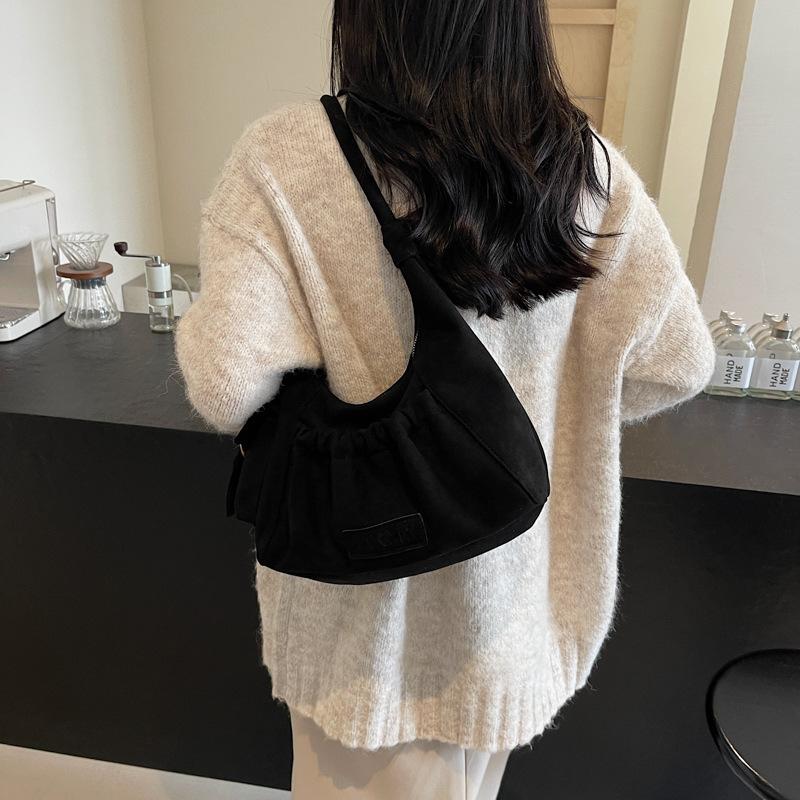 Niche Underarm Bag Women's 2025 New Autumn and Winter Fashion Retro Portable Shoulder Bag Premium Tote Bag