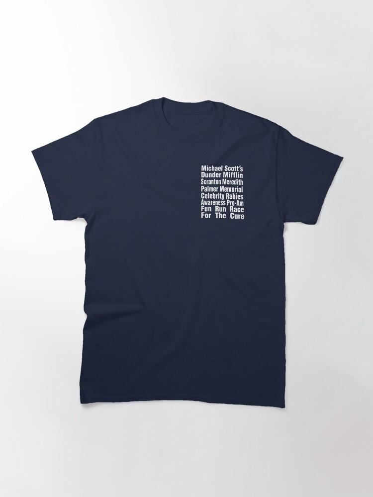 The Cure The Office T-Shirt - Michael Scott's Fun Run Race for the Cure Classic T-Shirt