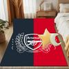 Arsenal Football Club Wappen Aufdruck Büro Teppich Stuhl Kissen Eingangsbereich Teppich, Teppiche für Wohnzimmer, Schlafzimmer Weihnachtsgeschenke