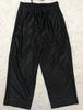 [USED] Oversized! Adidas Coated Wide Leg Track Pants in Black, Size 2XL