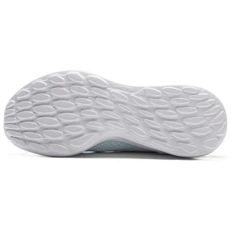 Li-Ning Lightweight Cloud Comfortable Versatile Non-Slip Wear-Resistant Low-Top Casual Running Shoes Women sneaker Blue ARSU128-3