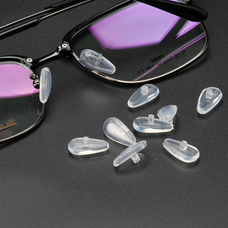 25 Pair/Lot Silicone Eyeglass Airbag Soft Nose Pad On Nose Pad Glasses Massage for Health Care Anti-Slip Tool for Sungla