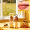 Honig Lippenöl Essenz Feuchtigkeitsspendender Lippenbalsam Hydrierender Lipgloss mit Schlüsselanhänger zum Aufhängen an der Tasche Aufpolsternder Lippen-Glanz
