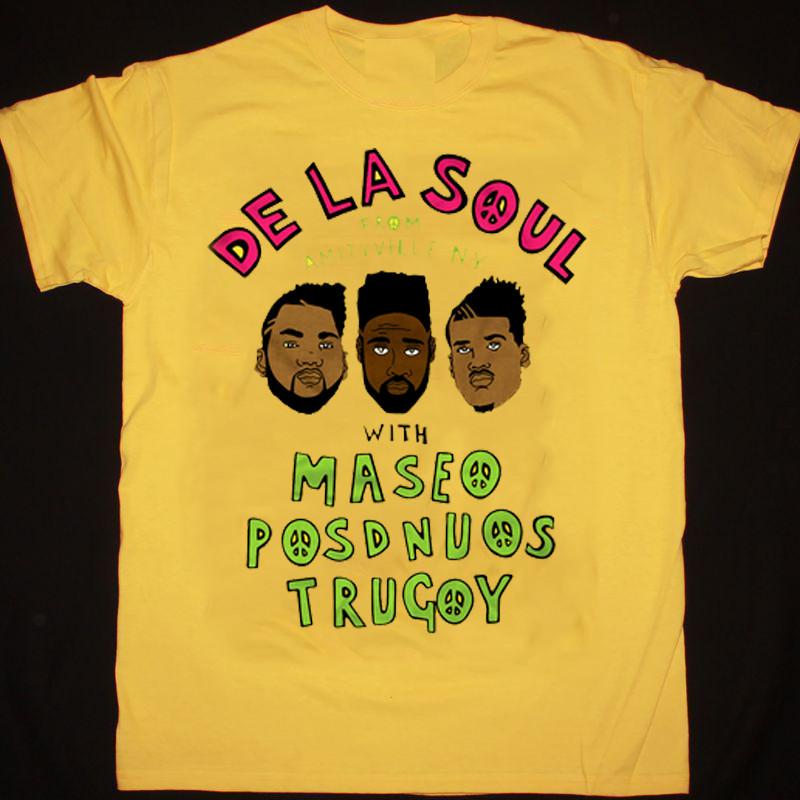 Rare De La Soul band Member Funny Shirt For Fan Yellow All Size Shirt KH304 Unisex T-Shirt XXL