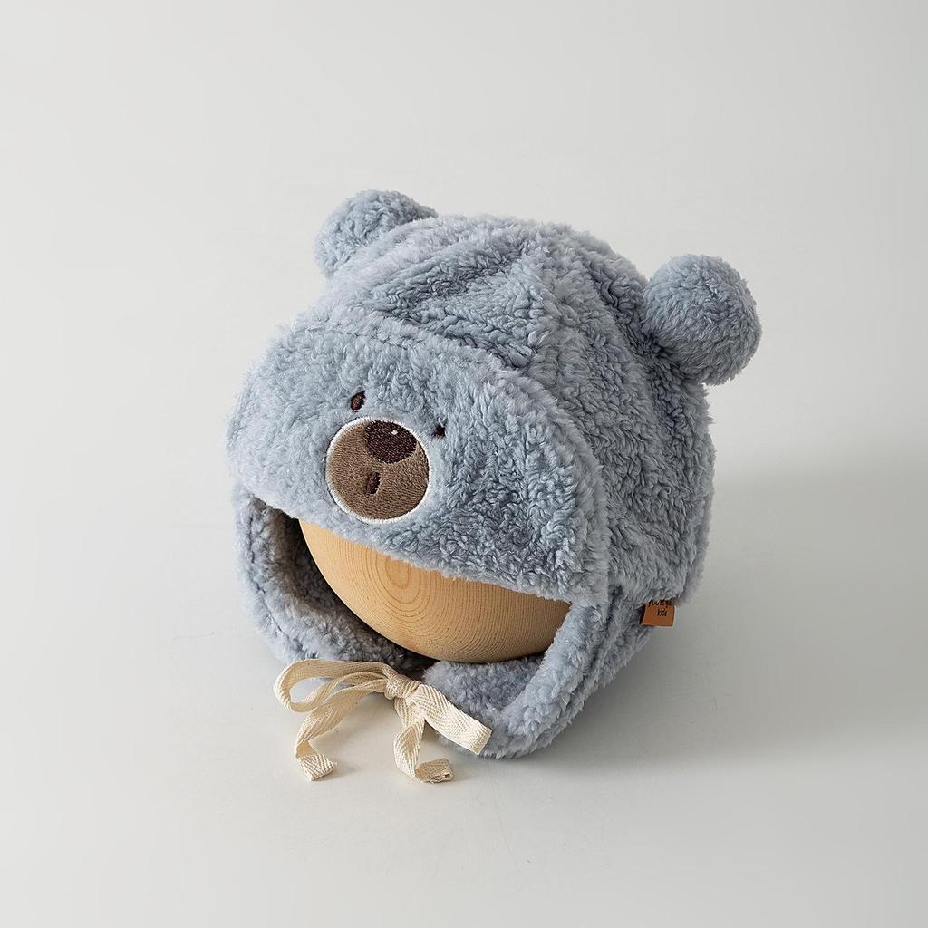 Super Niedliche Baby Bären Pullover Mütze mit Ohrenschutz für Jungen und Mädchen - Herbst/Winter Wärme