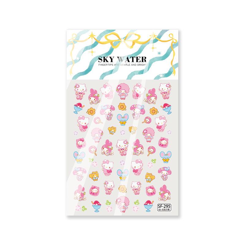 Sky Hot Item Japanese Sanrio 3D Kimono Nail Art Stickers