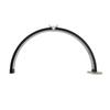 29.5 Inch Half Moon Nail Desk Lamp 40W Half Moon Desk Light 32005600K Touch Key Fill Light with Phone Clip