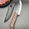 Professional Boning Knife Stainless Steel Curved Blade Kitchen Knife Cutter for Meat, Poultry, Fish Deboning & Trimming
