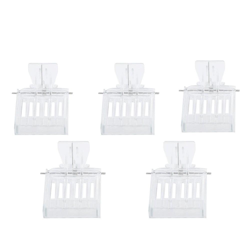 

5Pcs Plastic Queen Bee Catcher Transparent Bee Catcher Cage Easy to Use Queen Bee Cage Beekeeping 5Pcs