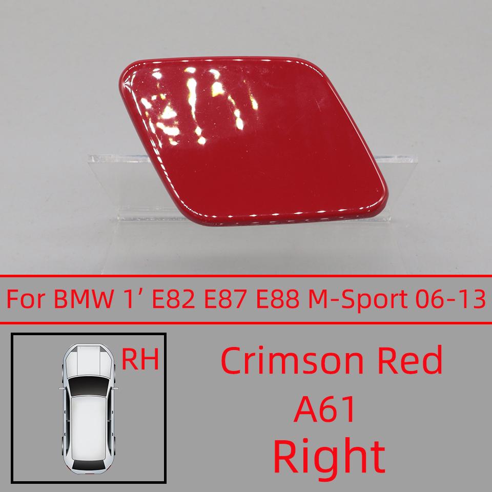 For BMW 1 Series E81 E82 E87 E88 LCI M SPORT 2005-2013 Front Headlight Headlamp Washer Nozzle Cover Cap 61677837431 61677837432