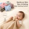 Couverture de Confort pour Bébé en Pur Coton Forme Étoile Lune Compagnon de Sommeil Apaisant Confort pour Bébé qui fait ses Dents