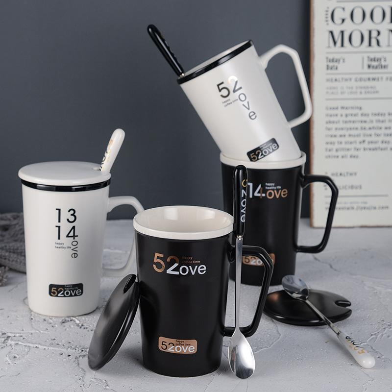 Ceramics Pair of Cups Practical Couple Cups Chinese Valentine's Day Wedding Mug Gifts