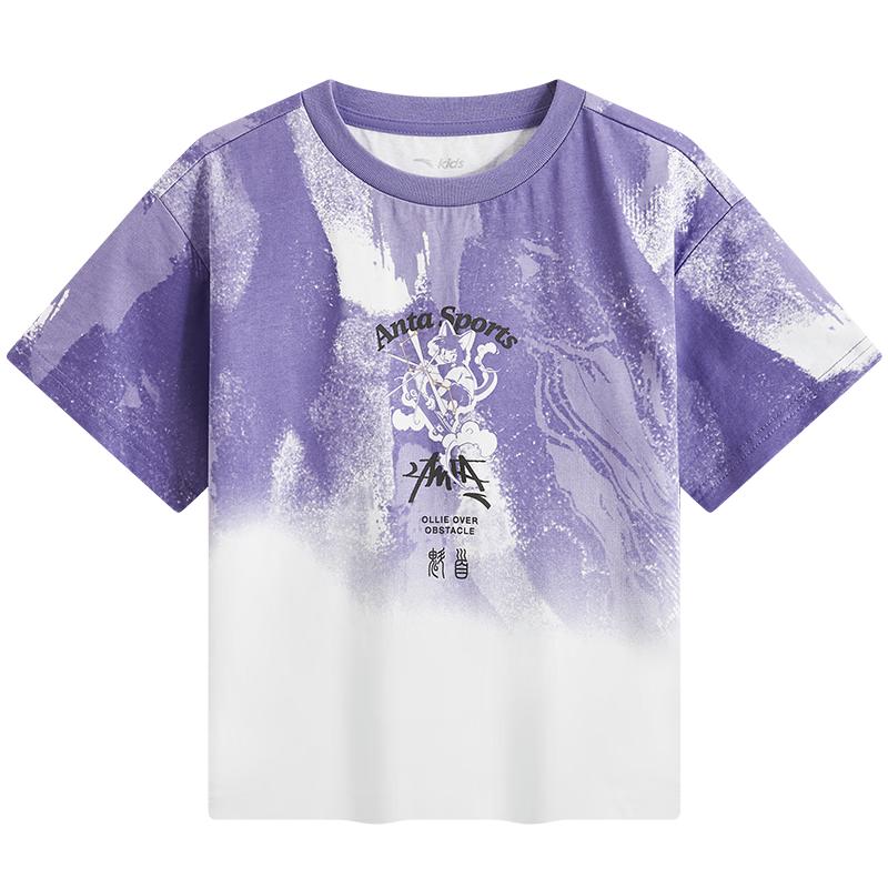 Anta Kids  2026 Summer Outdoor Short Sleeve T-Shirt 140
