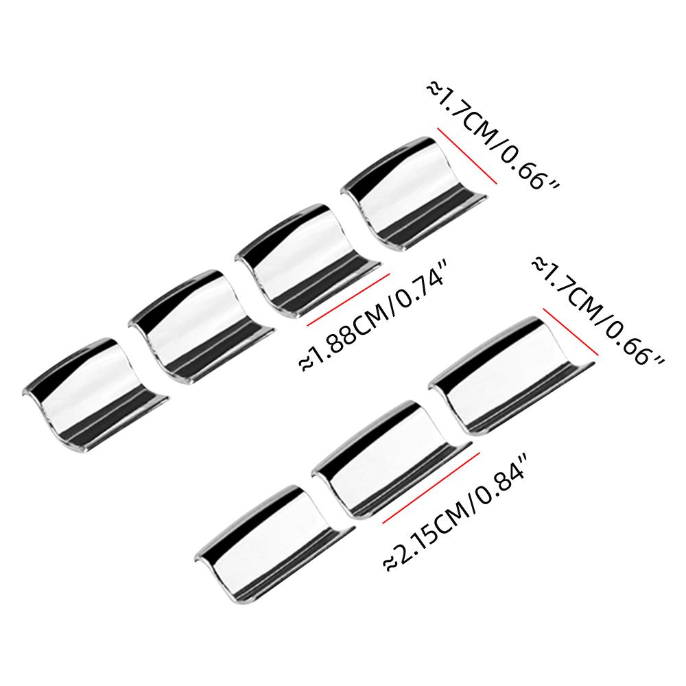 För Toyota RAV4 Corolla AYGO Verso AVENSIS YARIS VITZ Tillbehör 7 st/set Krom Bilfönsterhissknapp Cover Trim