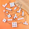Relaxing Diy Keyboard Keychain Keycap Keys Button Finger Keyboard Cap 1/2/3/4/9Keys Relief Stress Clicker Toy Child Adult