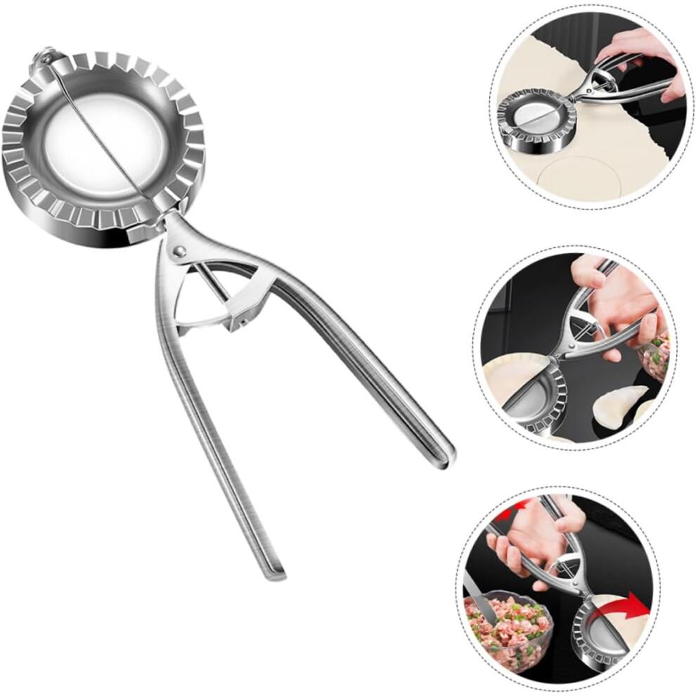 Stainless Steel Dumpling Maker - Easy-to-Use Knödel Forming Tool for Kitchen, Adjustable Size and Durable Design