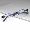 High Quality Metal Frame Reading Glasses for Men Business Style Vintage Prescription Eyewear with Minus Diopter