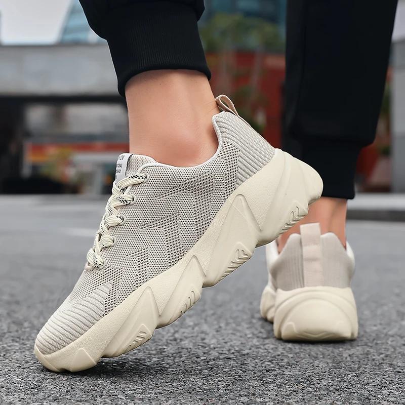 Men's Running Sports Shoes Casual Four Season New Breathable Comfortable Light Fashion Versatile Anti Slip Casual Sports Shoes