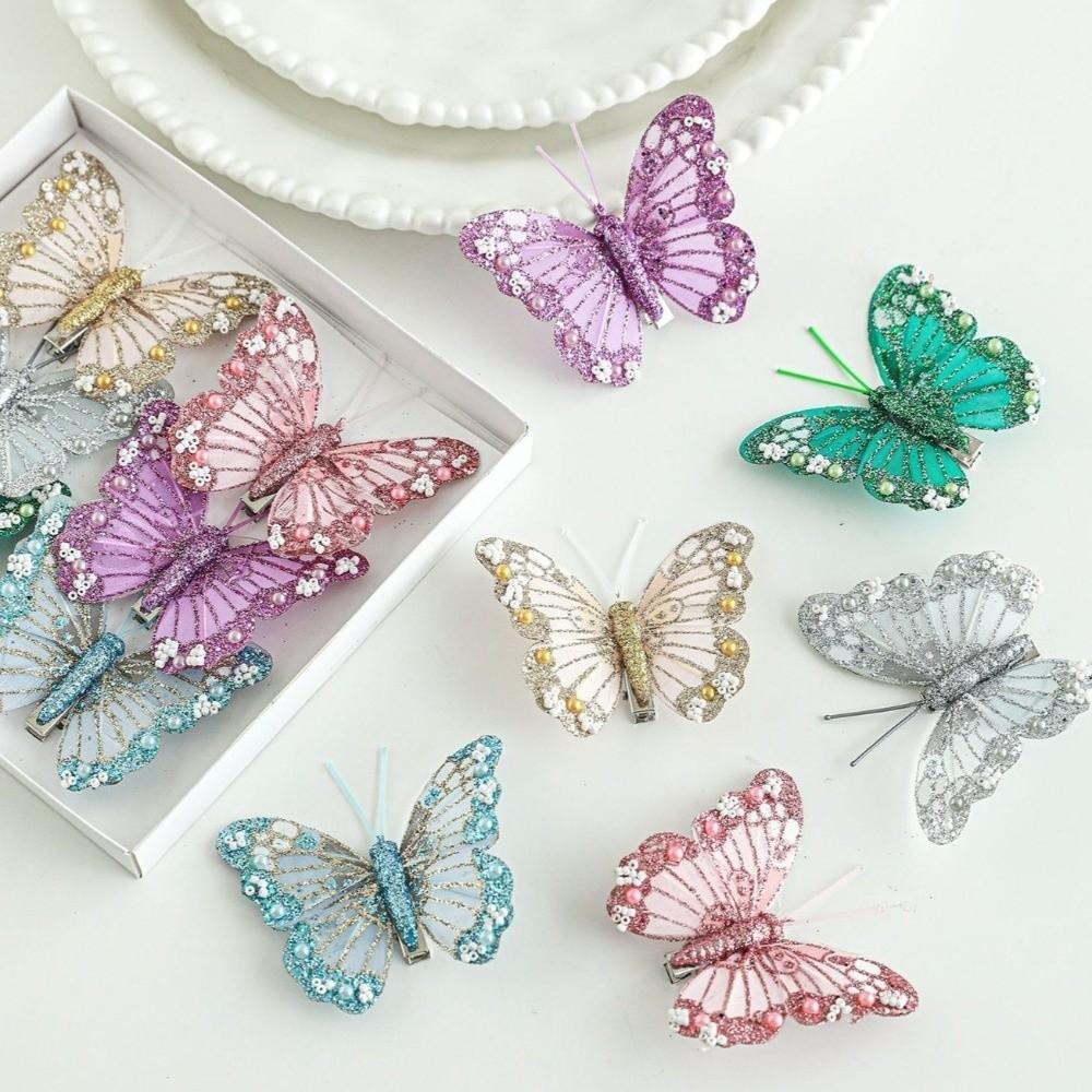 Glitter Christmas Tree Decorations Artificial Xmas Tree Pendants  Festival Decoration