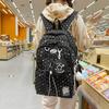 Zaino grande capacità zaino scolastico femminile studente universitario versione coreana zaino per computer da campus ragazza carino dolce zaino per scuola media