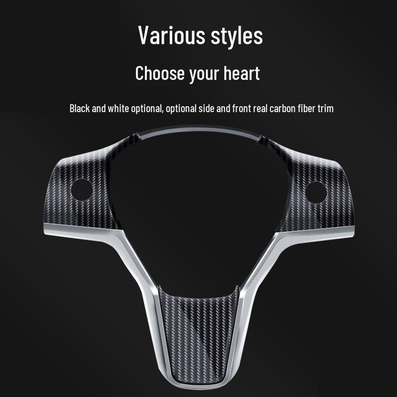 Model 3/Y Custom Alcantara Carbon Fiber Heated Tesla Yoke Steering Wheel