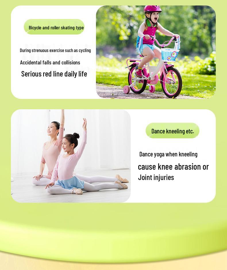 Children's Sport Knee Pads - Breathable Anti-Fall Protection for Football, Basketball, Cycling & Running.
