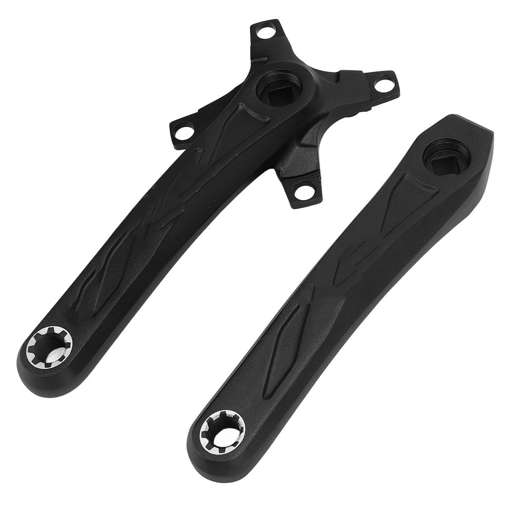 Mountain Bike Crankset Replacement Square Hole Aluminum Alloy Bike Left and Right Crank Arm