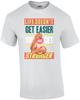 Life Doesnt Get Easier You Just Get Stronger Retro Motivational T-Shirt Unisex T-Shirt