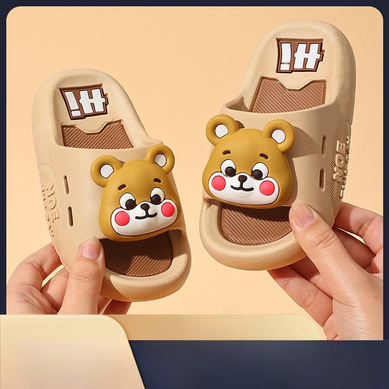 Boys Shoes Girls Shoes Casual Cartoon Slip-on Shoes with Anti-slip Function 24-25 хаки
