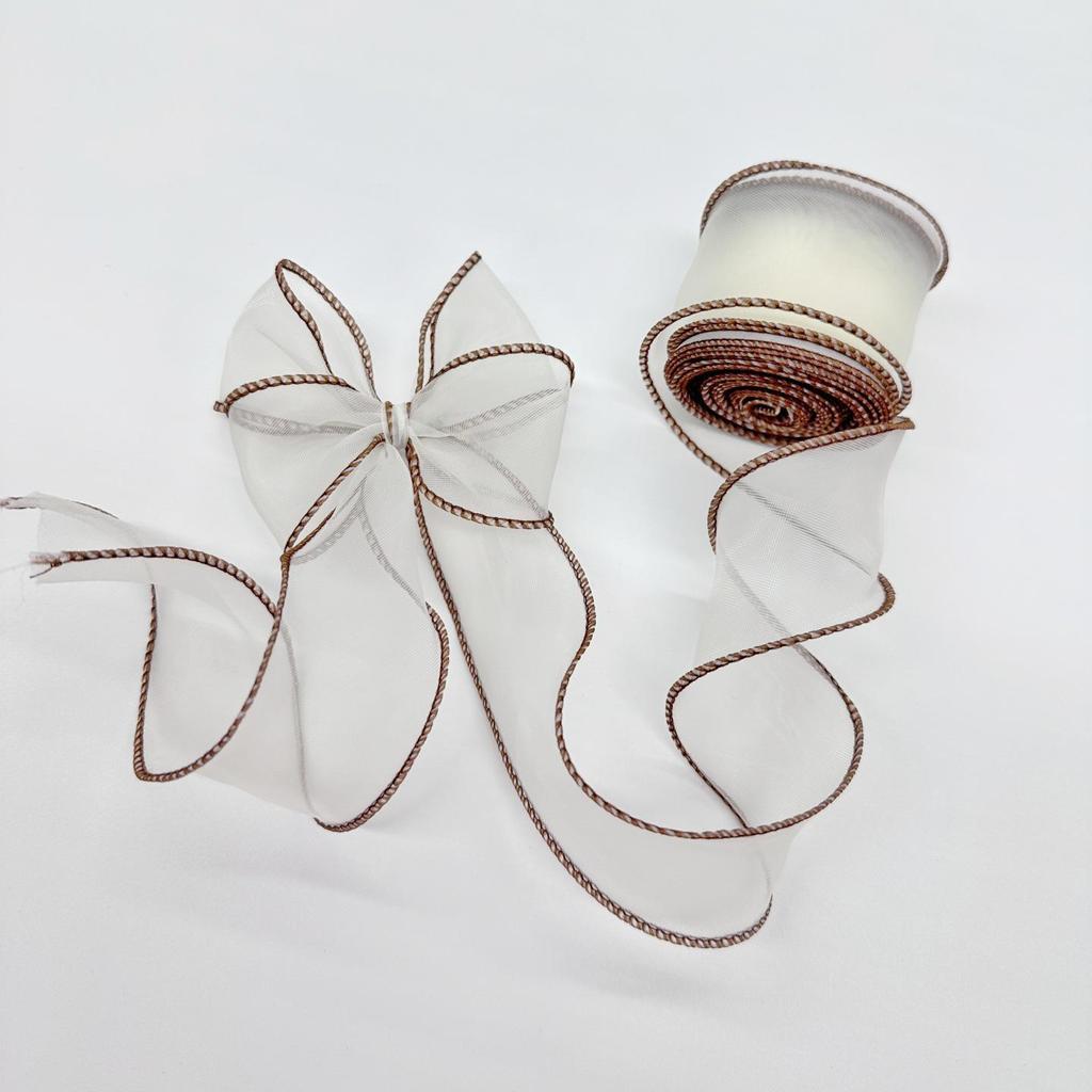 Silk Fishtail Gauze Handmade Hair Accessories Bow Ribbon for DIY & Gift Packaging