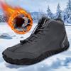 Unisex Winter Snow Boots: Velvet-Lined, Non-Slip, Five-Finger Design for Hiking and Trekking.