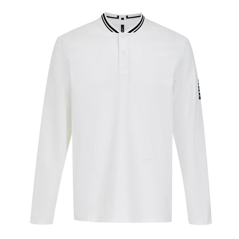 J.LINDEBERG Men's Long Sleeve Stand Collar Polo Shirt 52533Y011