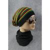 Autumn Street Knitting Beanie Hat Unisex Jamaica Stripes Baggy Hip Hop Skull Cap