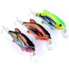 8cm 3D Eyes Painted Bionic Wobbler Swim Minnow Artificial Fishing Lure Hard Bait