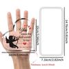 2D Flat Romantic Acrylic Cupid Love Heart Desktop Decoration Plaque, Home Decor Plaque Hanging Wall Art Decorative Garden Decoration for Room Door Sig