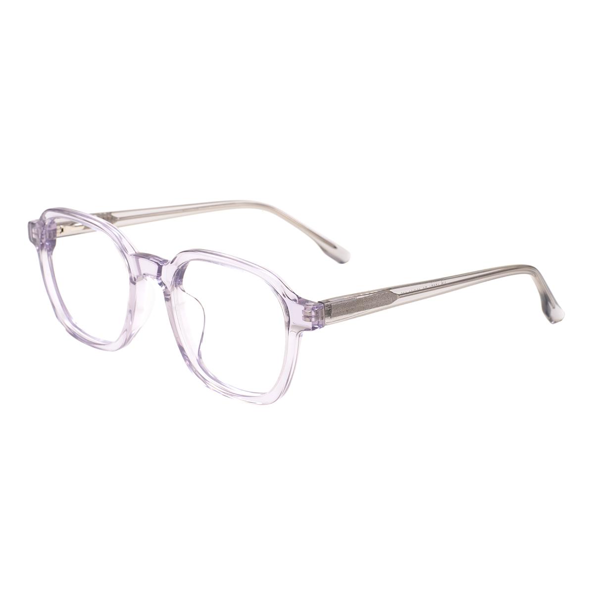 

Square Acetate Men Women Eyeglasses Stylish Full Rim Rectangle Classical Glasses Frame With Spring Hinge For Prescription Lens серый