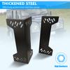 BEVINSEE Steel Seat Box Corner Carpet Mat Protectors for Land Rover Defenders