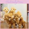 Schattige Cartoon Kameel Pluche Speelgoed Sleutelhanger Zacht Knuffeldier Reisaccessoire