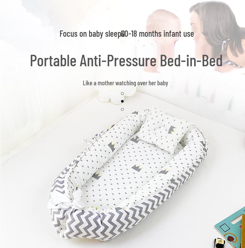 Foldable Cross-Border Bionic Baby Crib Nest for Newborns