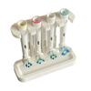 Toothbrush Head Holder Electric Toothbrush Head Stand Toothbrush Organizer Holds 4 Toothbrush Head for Oral-B Bathroom Sink Storage