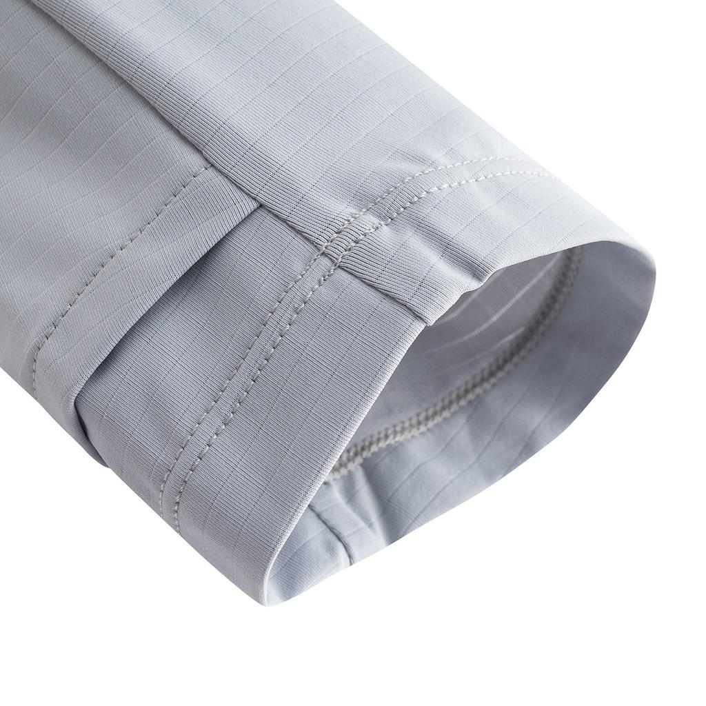 Anta Running Series Moisture Wicking Quick Dry Long Sleeve Knit Shirt Spring 2026 T-Shirt Men tops Frost-Tower-Gray 952615401-2