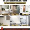 Stainless Steel Suction Cup Hooks Wall Mount Hanging Towel Rack Strong Suction Cup Holder  Mirrors