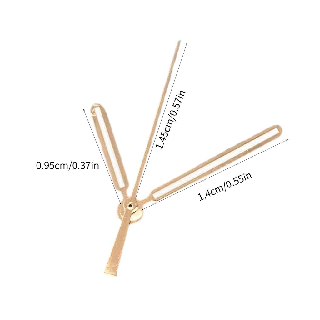Glowing Watch Hands Replacement Accessory for NH35 NH36 4R 7S Movement In Silver Rose Gold Vibranting Color Designs